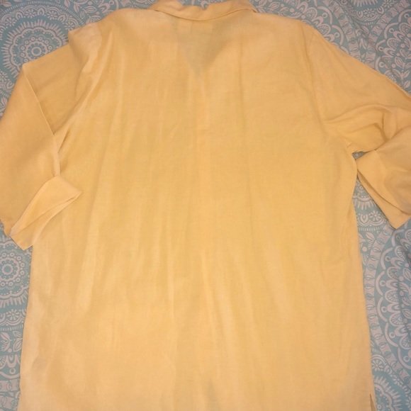 💖 Liz Baker Yellow Button Up Jacket - Picture 5 of 5